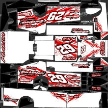 a racing car with the number 29 on the side