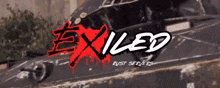 an ad for exiled rust servers shows a destroyed car