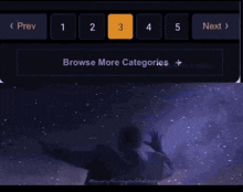 a screenshot of a website that says browse more categories on it