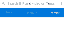 a screen shot of a search for gifs and videos on tenor