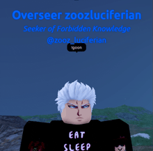 overseer zoozluciferian seeker of forbidden knowledge @zooz_luciferian igoon