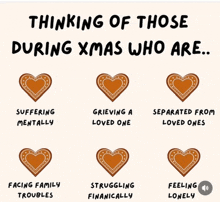 thinking of those during xmas who are suffering mentally grieving a loved one separated from loved ones feeling lonely