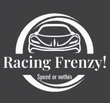 a logo that says racing frenzy on it