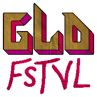 a logo for a festival called gld fstvl