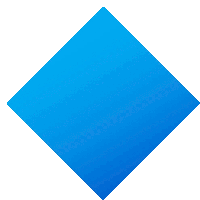 a blue square with a white background is a diamond