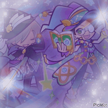 a picture of two cartoon characters with the word picmix on the bottom right