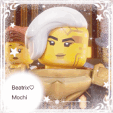 a picture of a man with the name beatrix mochi on it