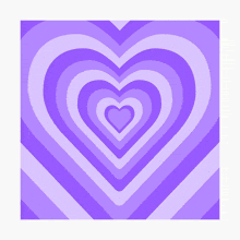 a purple background with a heart shaped pattern