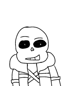 a black and white drawing of a skeleton wearing a jacket and tie .