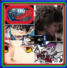 a collage of anime characters with a bbc news logo in the corner