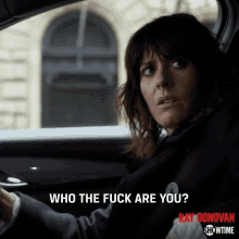 a showtime ad for ray donovan features a woman