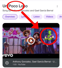 a screenshot of anthony gonzalez and gael garcia bernal 's poco loco