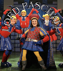 a poster for lord pascal shows a group of actors