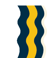 a blue and yellow striped pattern with a white stripe on the bottom