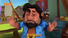 a man with a beard is wearing a shirt that says matjao