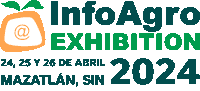 a logo for the infoagro exhibition in mazatlan