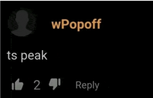 a black background with a silhouette of a person and the words " ts peak "