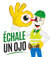 a cartoon illustration of a skeleton giving an ok sign with his hand