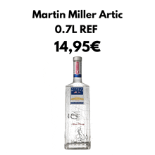 a bottle of martin miller artic is for sale for 14.95 euro