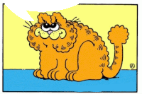 a cartoon drawing of a cat with a lion 's mane