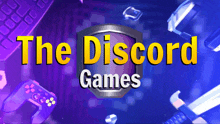 an advertisement for the discord games shows a shield and a keyboard