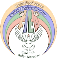 the logo for the international festival of children of peace in morocco