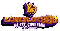 a purple and yellow logo for koinslot888 slot online