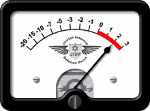 a gauge that says jewish internet defense force on it