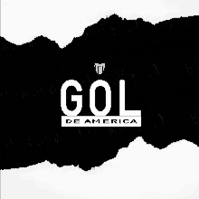 a black and white poster that says gol de america on it