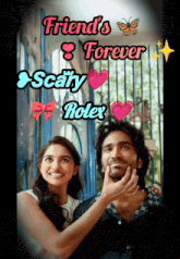 a poster for a movie called friend 's forever scatty rolex