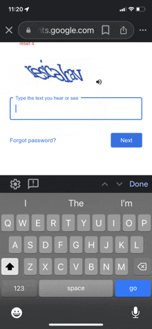 a phone screen shows a forgot password screen