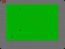 a computer screen shows a soccer game between arsenal and blackpool with the score 1 to 0