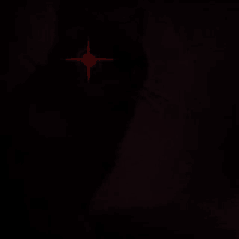 a red cross appears in the middle of a black background