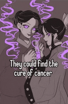 they could find the cure of cancer by holding a beaker .