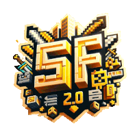 a logo for a game called sf 2.0 has a maze in the middle