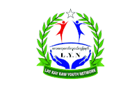 a logo for lay kay kaw youth network with a star