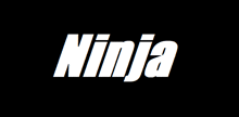 a black background with white text that says ninja