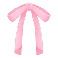 a pink bow on a white background with a white background