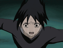 a cartoon of a man crying with his mouth wide open