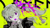 a drawing of a girl with a gas mask and the words zero death zero