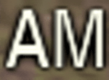 the word aim is written in white letters