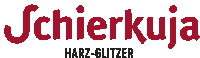 a red and white logo for a company called schierkuja