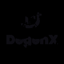 a green degenk logo is on a gray background