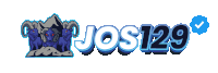 a logo for jos129 with a mountain and rams on it