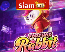 a fortune rabbit slot machine with a rabbit wearing a hoodie and hat .