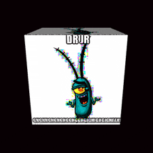 a picture of plankton from spongebob squarepants with the words drjr on it