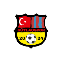 a logo for sütlacspor with a soccer ball in the middle