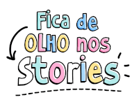 a sign that says " fica de olho nos stories "