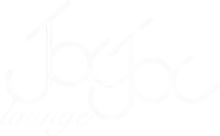 a drawing of the word joyce lounge in purple on a white background