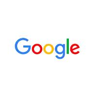 a google logo with three balloons and the letter g